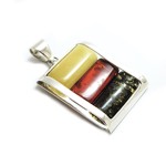 Amber Rectangle with Butter, Cognac & Green